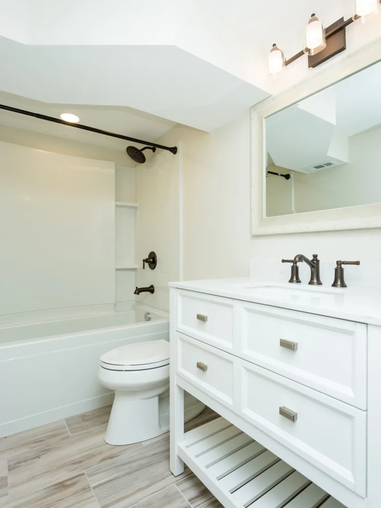 Classic White Kitchen and Bathroom in St. Louis by More For Less Remodeling - Photo 7