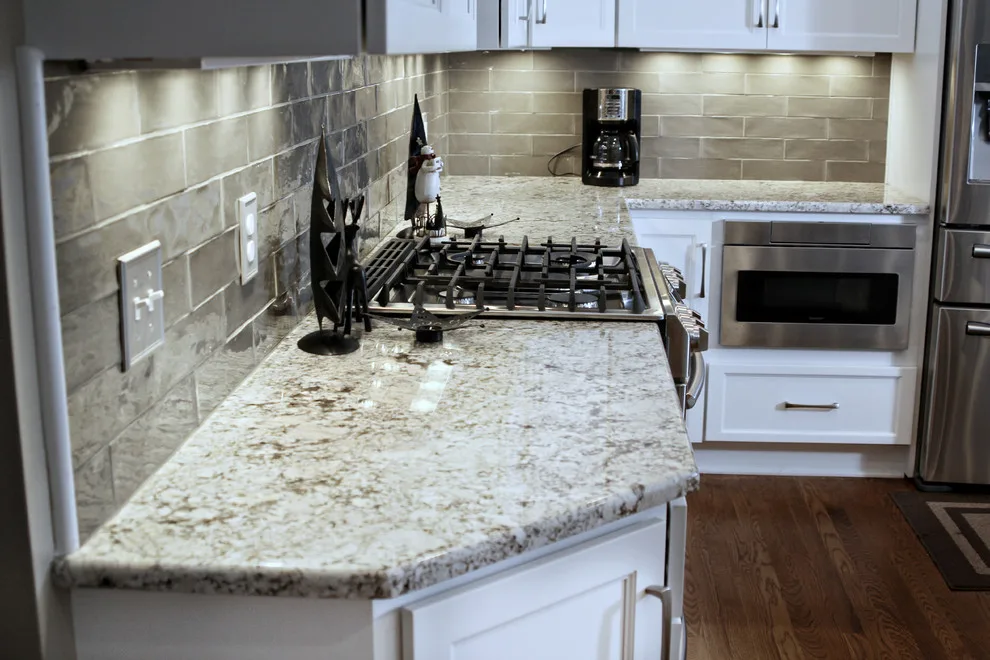 Classic White Kitchen with Curved Island by Stone Kitchens - Photo 5