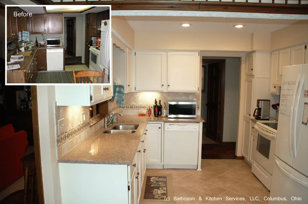 Classic White Kitchen by Bathroom And Kitchen Services, LLC - Photo 5