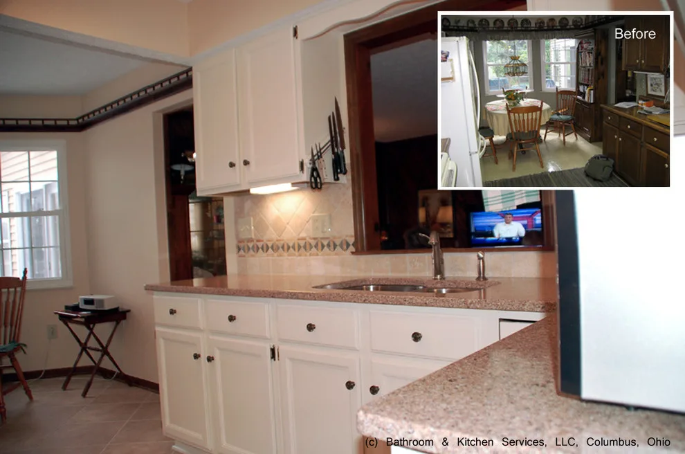 Classic White Kitchen by Bathroom And Kitchen Services, LLC - Photo 6