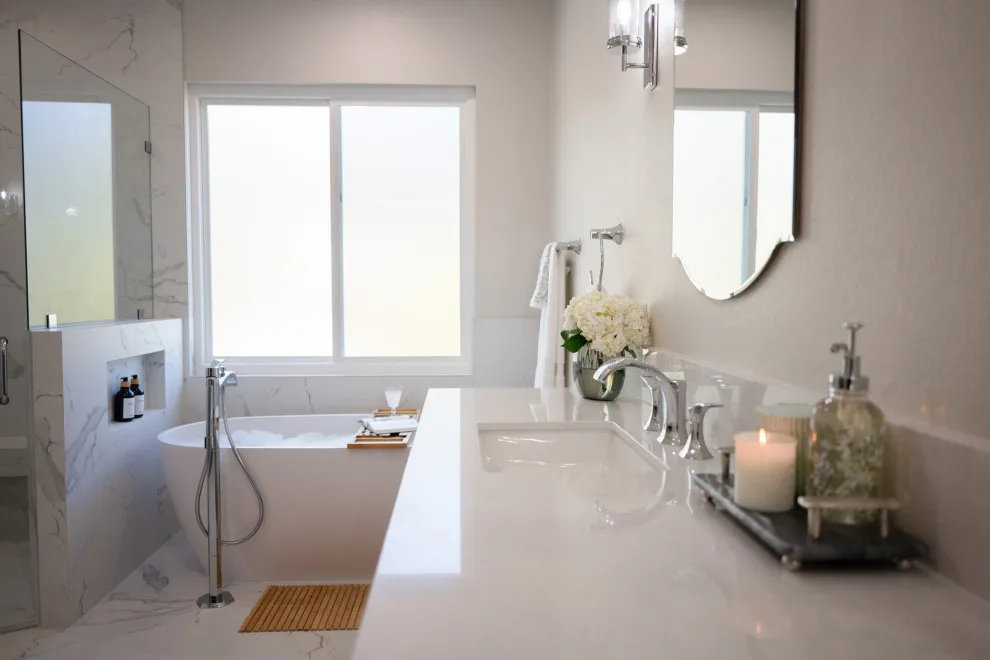 Serene Opulent Main Bathroom by Kaminskiy Design And Remodeling - Photo 2