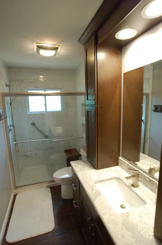 Serene Bathroom Suite Renovation - Midland, MI by Tri-City Remodeling & Nowak Cabinets - Photo 3
