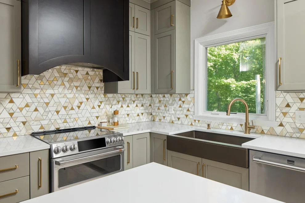 Revamping Tight Kitchens: A Transitional Transformation by ACo Flooring, Cabinets, Kitchen & Bath Remodel - Photo 9