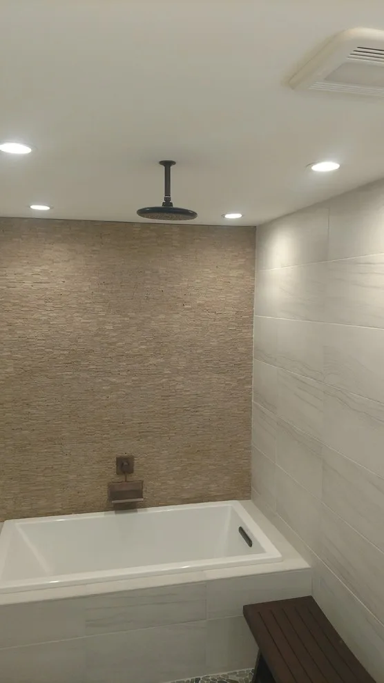 Bathroom Renovation with Transitional Style by Concord Construction - Photo 3