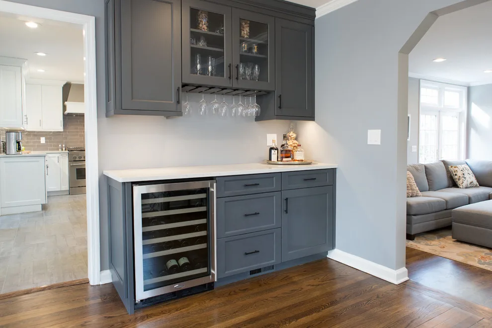 Contrasting Transitional Kitchen by Robinwood Kitchens - Photo 9