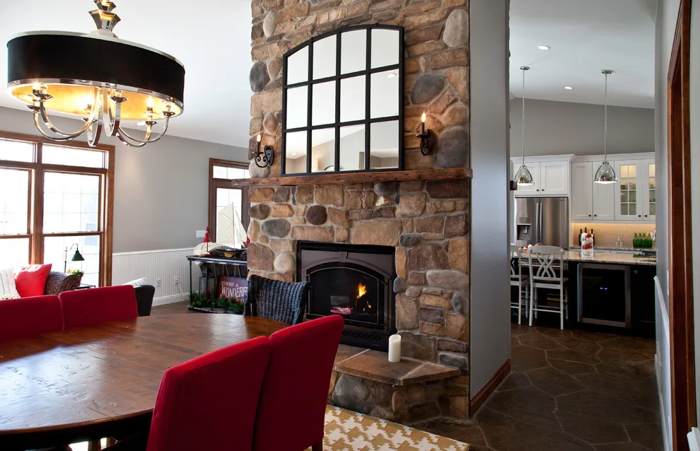 Country Kitchen by the Transitional Lakefront by Dream House Dream Kitchens - Photo 27