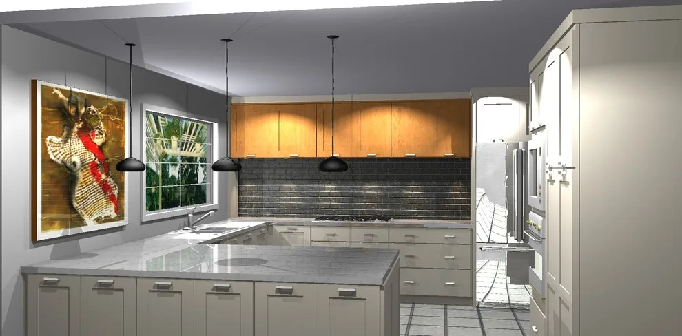Transitional Midcentury by The Kitchen Design Center - Photo 2