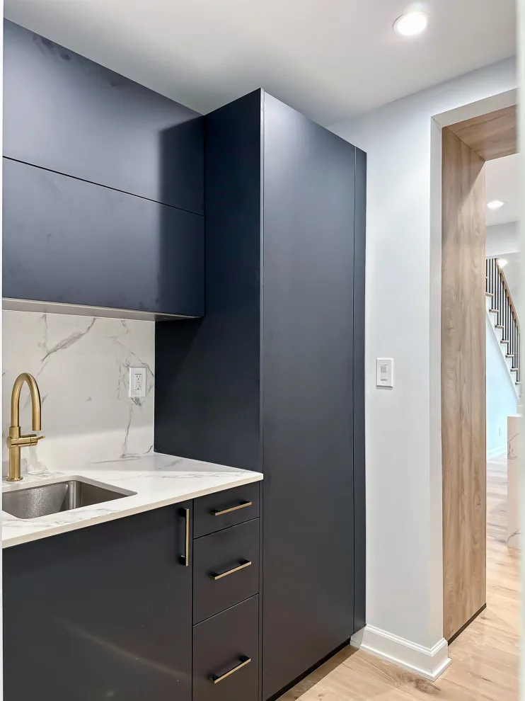 Navy and White Kitchen Design with a Transitional Style by UCS Kitchen Design - Photo 26