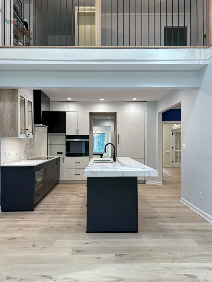 Navy and White Kitchen Design with a Transitional Style by UCS Kitchen Design - Photo 8