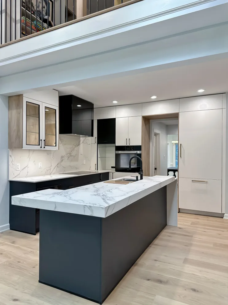 Navy and White Kitchen Design with a Transitional Style by UCS Kitchen Design - Photo 18
