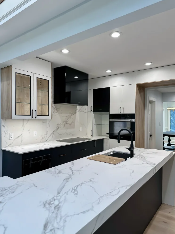 Navy and White Kitchen Design with a Transitional Style by UCS Kitchen Design - Photo 14