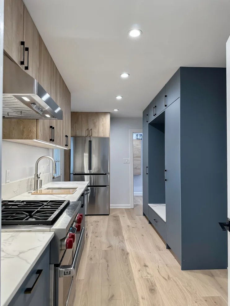 Navy and White Kitchen Design with a Transitional Style by UCS Kitchen Design - Photo 10