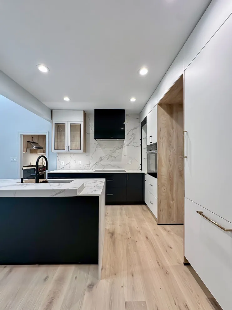 Navy and White Kitchen Design with a Transitional Style by UCS Kitchen Design - Photo 23