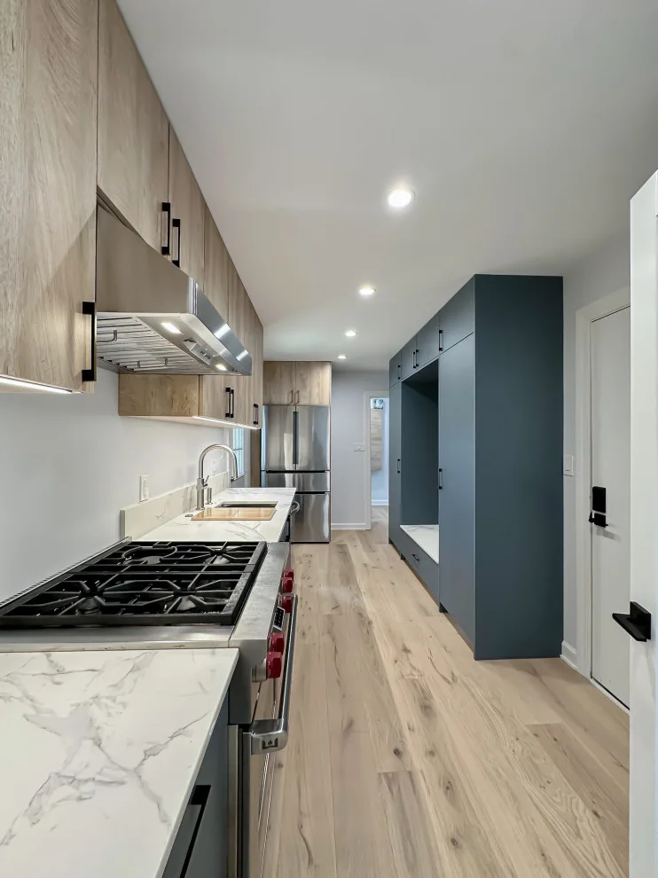 Navy and White Kitchen Design with a Transitional Style by UCS Kitchen Design - Photo 24