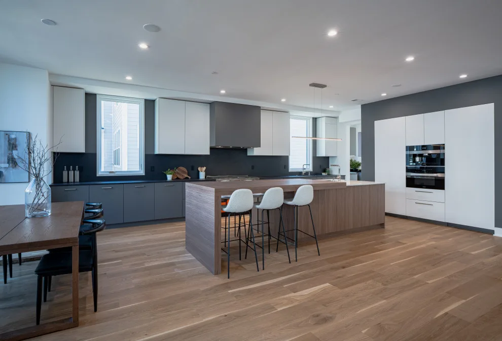 Walnut and Matte Kitchen Design Transformation in Chevy Chase MD by UCS Kitchen Design - Photo 26