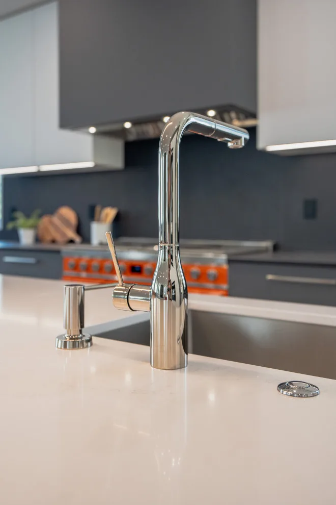 Walnut and Matte Kitchen Design Transformation in Chevy Chase MD by UCS Kitchen Design - Photo 6