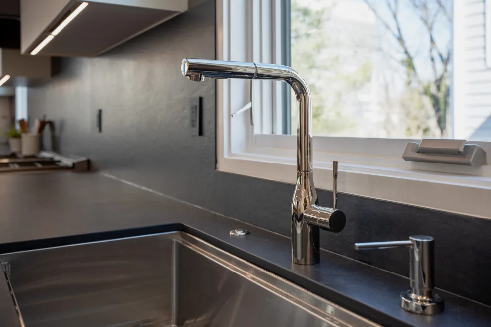 Walnut and Matte Kitchen Design Transformation in Chevy Chase MD by UCS Kitchen Design - Photo 11