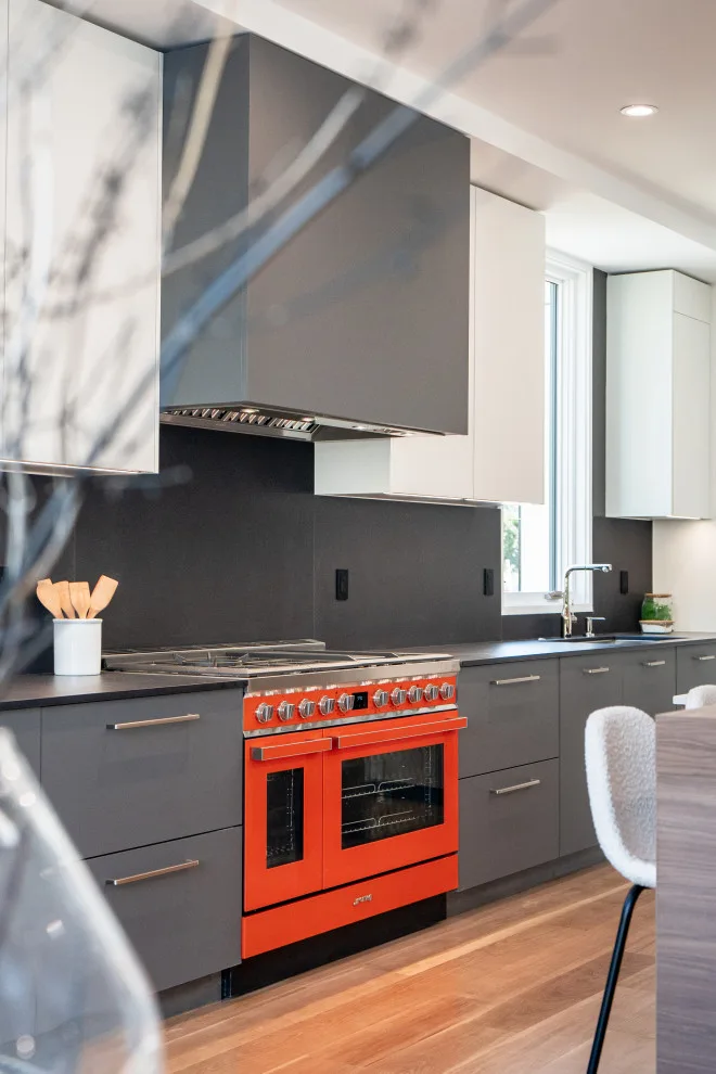 Walnut and Matte Kitchen Design Transformation in Chevy Chase MD by UCS Kitchen Design - Photo 15