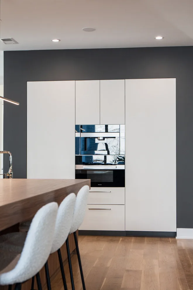 Walnut and Matte Kitchen Design Transformation in Chevy Chase MD by UCS Kitchen Design - Photo 12
