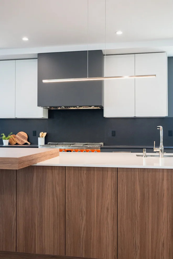 Walnut and Matte Kitchen Design Transformation in Chevy Chase MD by UCS Kitchen Design - Photo 27