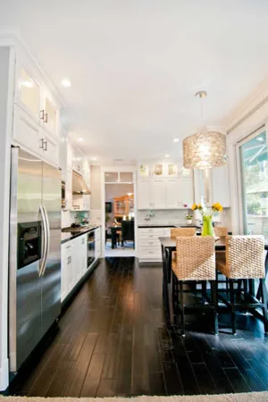 Modern White Kitchen Makeover by Kaminskiy Design And Remodeling - Photo 2