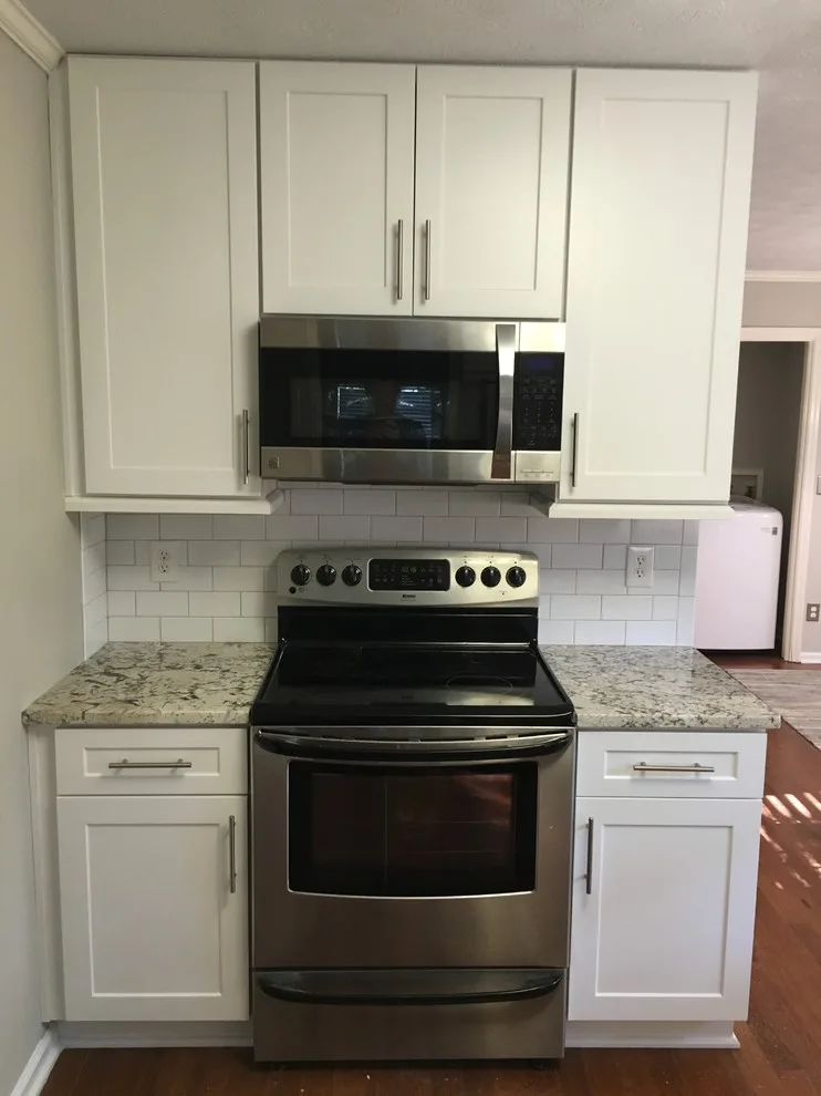 Modern White Kitchen Makeover by Custom Professional Remodeling, Inc - Photo 2