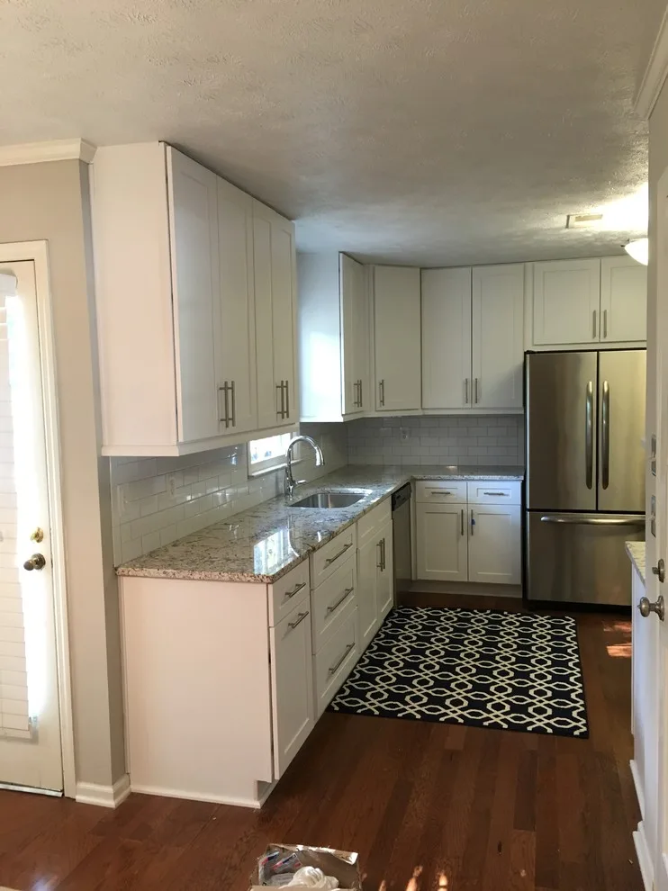 Modern White Kitchen Makeover by Custom Professional Remodeling, Inc - Photo 3