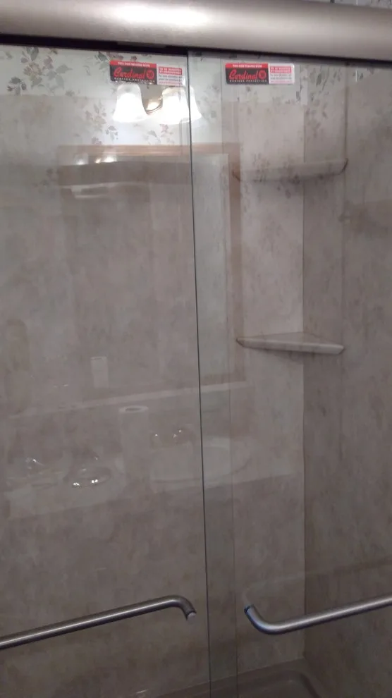Travertine Shower for Customers by Bath Transformations Llc - Photo 2