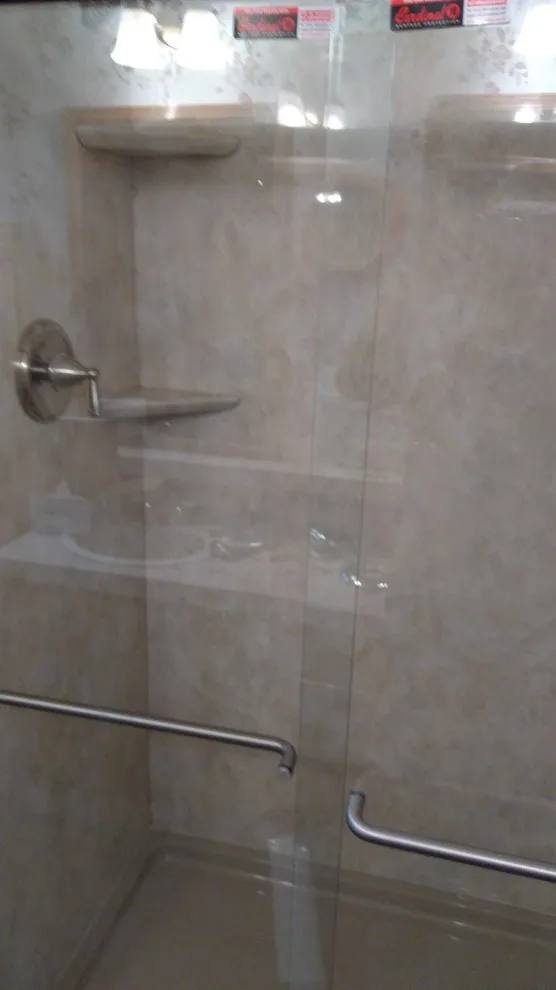 Travertine Shower for Customers by Bath Transformations Llc - Photo 6