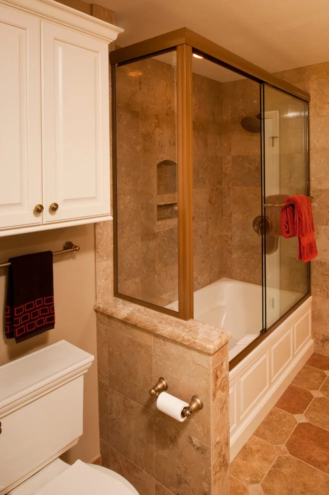 Mudge Ranch Traditional Bath by Custom Design Construction & Interiors Inc. - Photo 3
