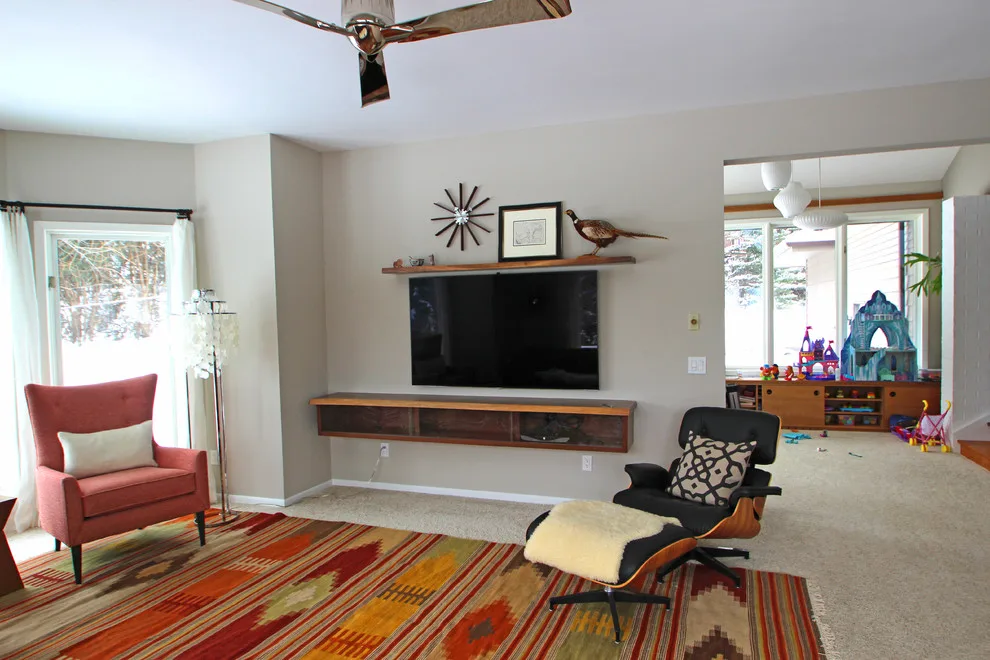 Wall-Mounted TV Cabinet and Shelf by Blue Terra Design - Photo 3