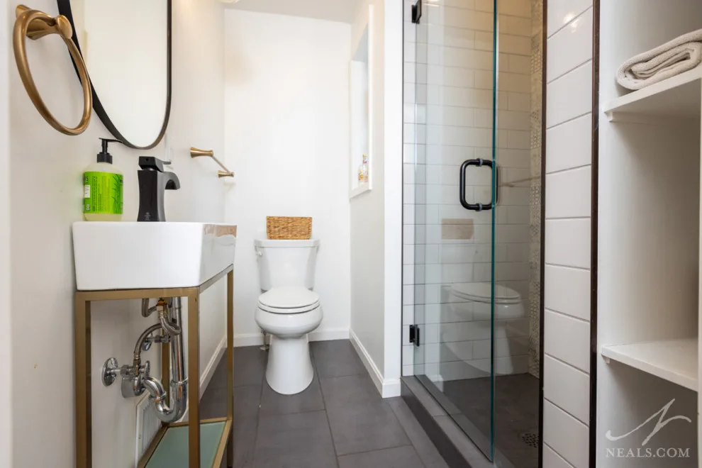 Kenwood's Dual Compact Bathrooms by Neal's Design Remodel - Photo 7