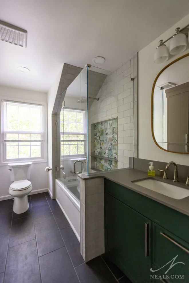 Kenwood's Dual Compact Bathrooms by Neal's Design Remodel - Photo 13