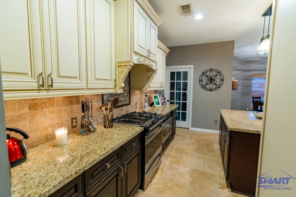 Classic Two Tone Kitchen Remodeling and Design in Cypress, TX by Smart Remodeling LLC - Photo 11