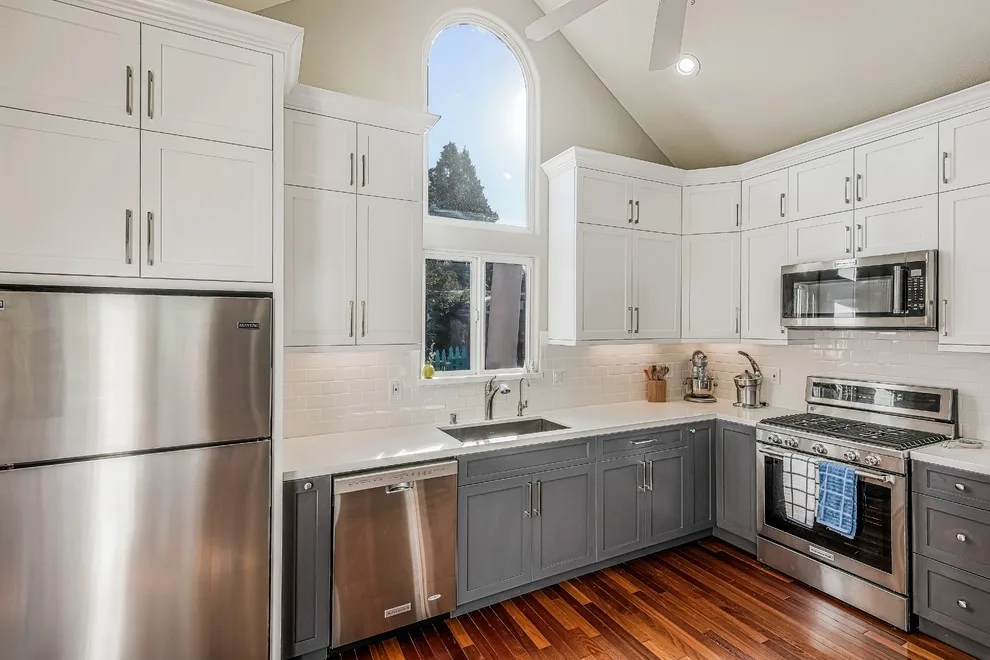 Two-Tone Cabinet Kitchen Renovation in Mountain View by Visionary Home Remodeling Inc. - Photo 3