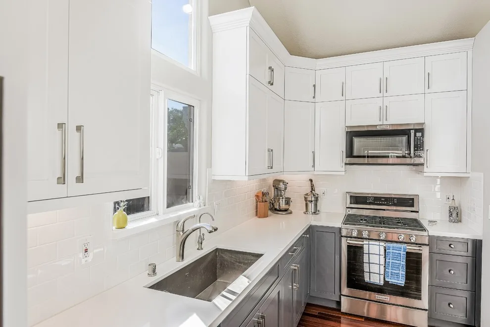 Two-Tone Cabinet Kitchen Renovation in Mountain View by Visionary Home Remodeling Inc. - Photo 9