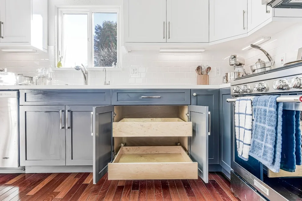 Two-Tone Cabinet Kitchen Renovation in Mountain View by Visionary Home Remodeling Inc. - Photo 7
