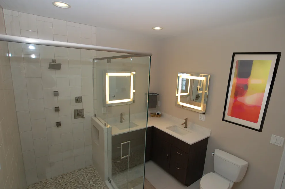 Contemporary Bathroom Elevation - Midland, MI by Tri-City Remodeling & Nowak Cabinets - Photo 2