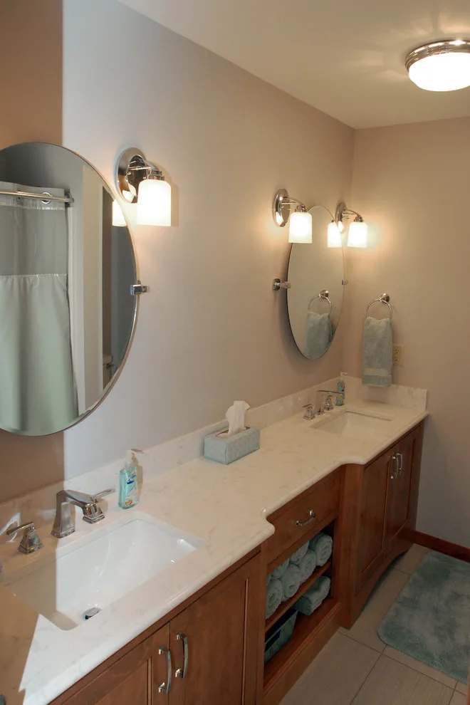 Distinctive Atmosphere Bathroom Renovation - Midland, MI by Tri-City Remodeling & Nowak Cabinets - Photo 2