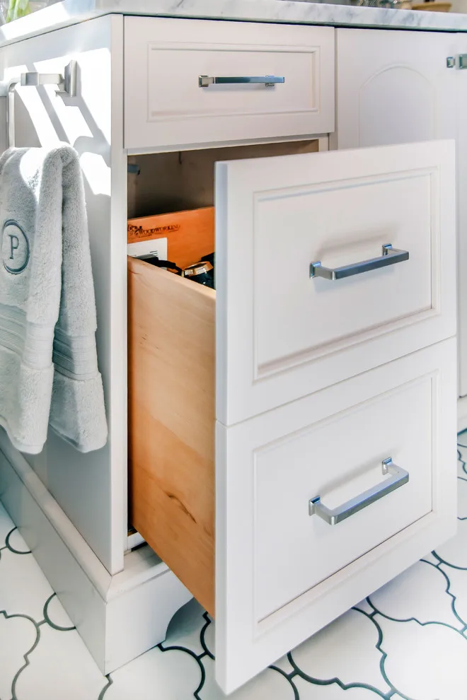 Distinctive Storage Options for Master Bathroom by Greenbrook Design Center - Photo 3