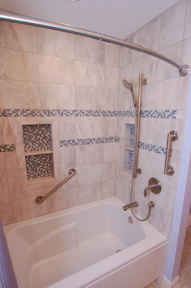 Distinct Flavor Bathroom Renovation - Midland, MI by Tri-City Remodeling & Nowak Cabinets - Photo 2