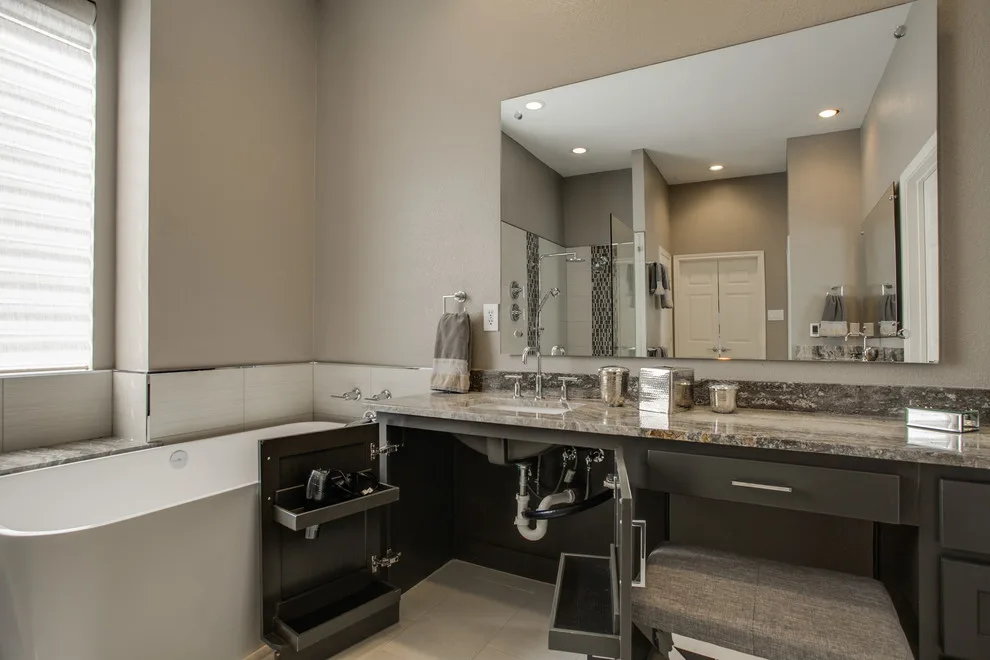 Inclusive Design Master Bathroom Remodel by DFW Improved - Photo 7