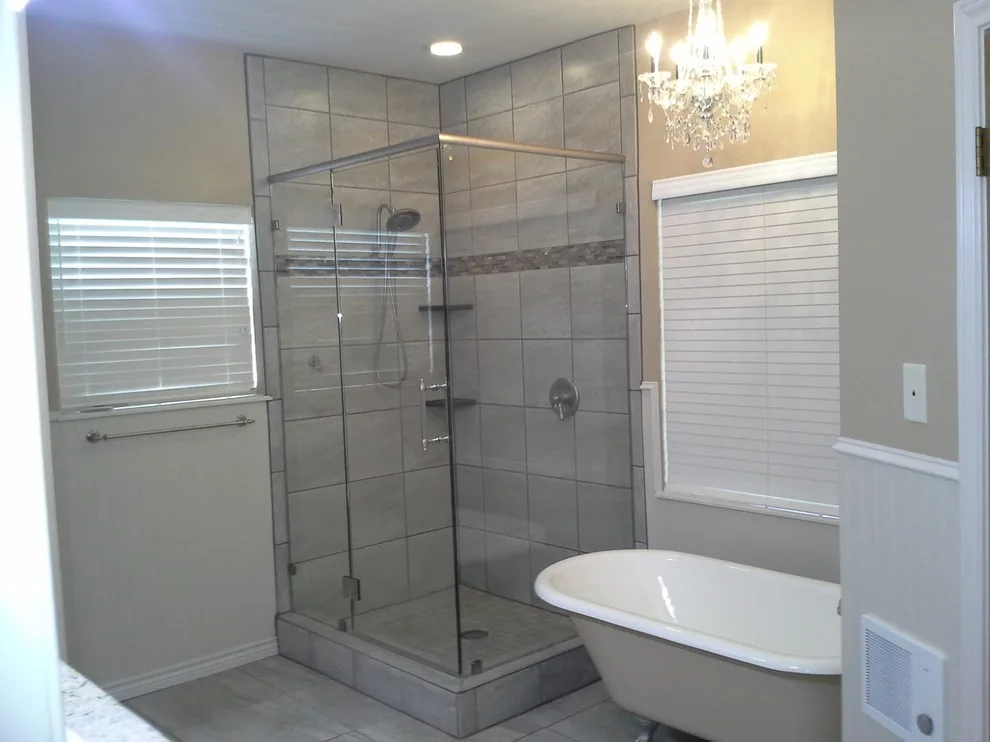 Renovated Farmhouse Bathroom by J&K Construction - Photo 2