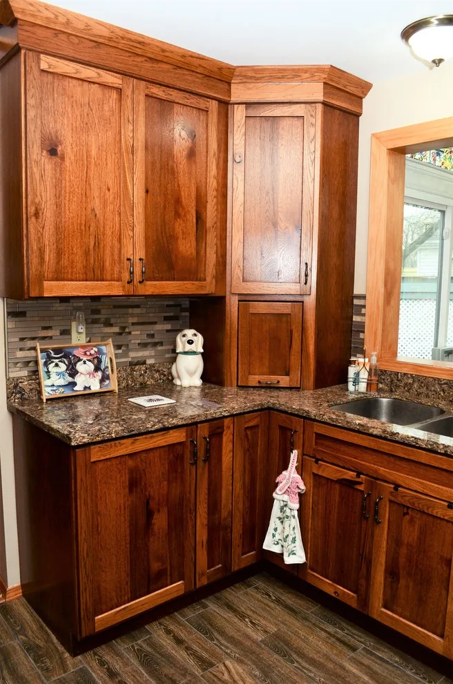 Haas Signature Collection: Space-Saving Rustic Hickory Kitchen by Haas Cabinets - Photo 4