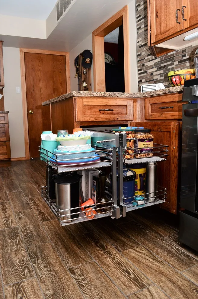 Haas Signature Collection: Space-Saving Rustic Hickory Kitchen by Haas Cabinets - Photo 6