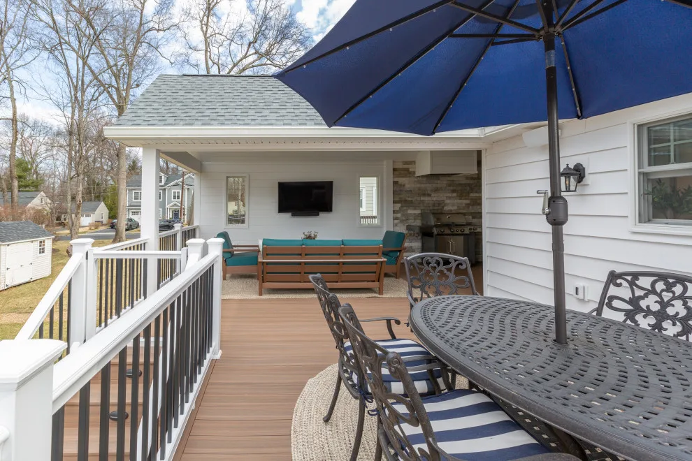 Chatham, NJ Deck Expansion on Van Doren Avenue by KraftMaster Renovations - Photo 7