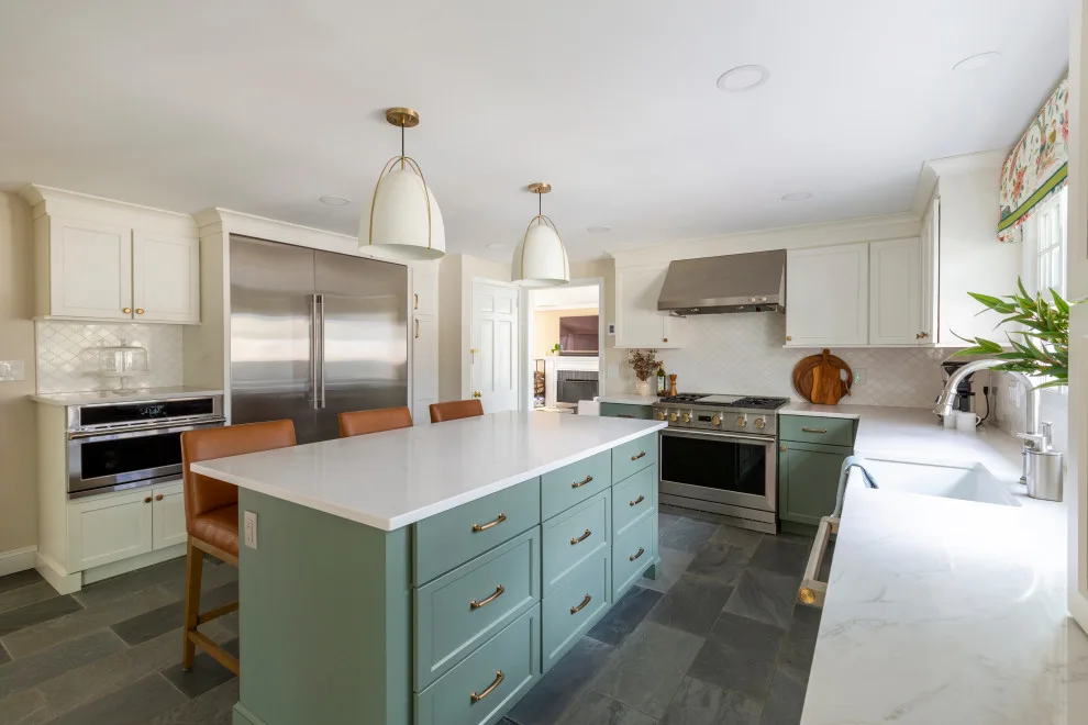 Chatham, NJ Kitchen Expansion on Van Doren Avenue by KraftMaster Renovations - Photo 9