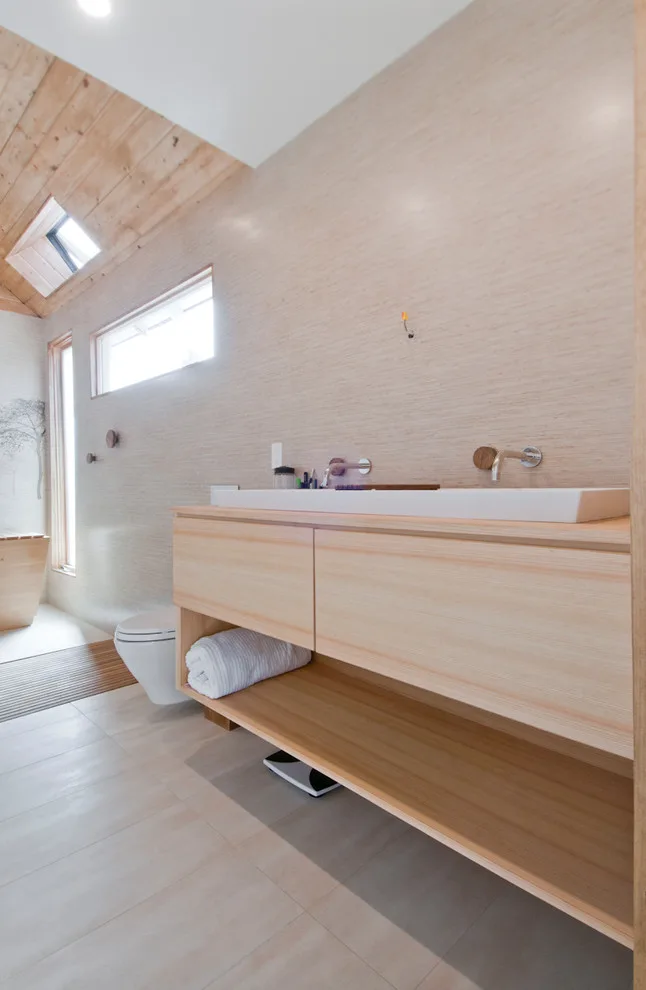 Bali-Inspired Spa Bathroom at Venice Beach by Concept Renovations, Inc. - Photo 31