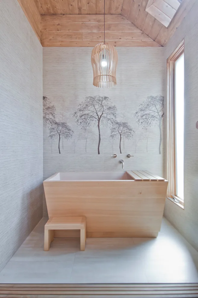 Bali-Inspired Spa Bathroom at Venice Beach by Concept Renovations, Inc. - Photo 47