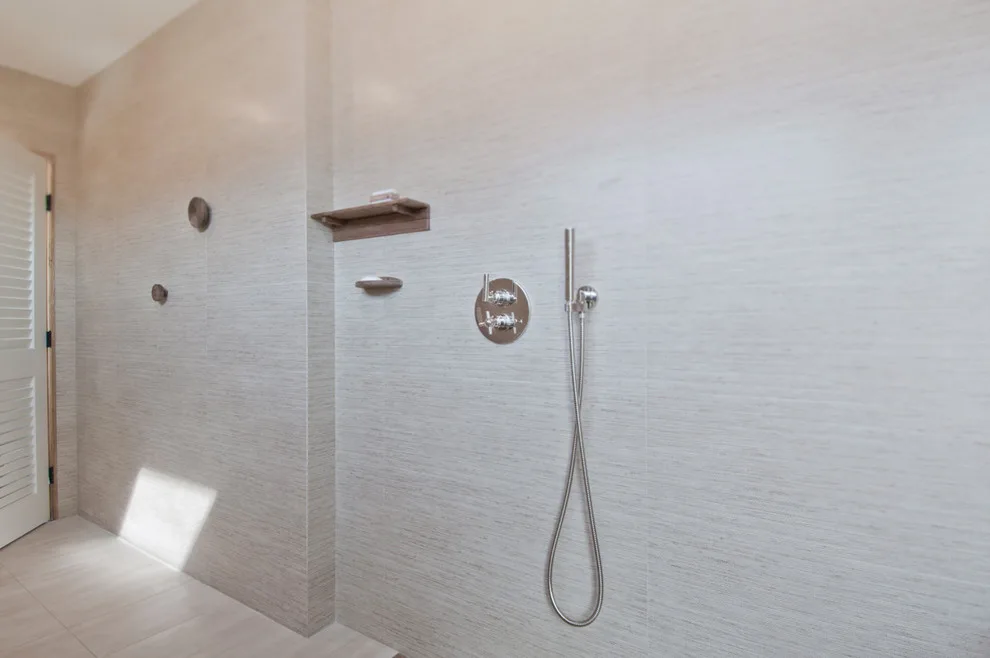 Bali-Inspired Spa Bathroom at Venice Beach by Concept Renovations, Inc. - Photo 25